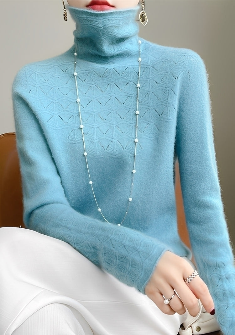 Michaela - Eleganter, weicher Damen-Rollkragenpullover