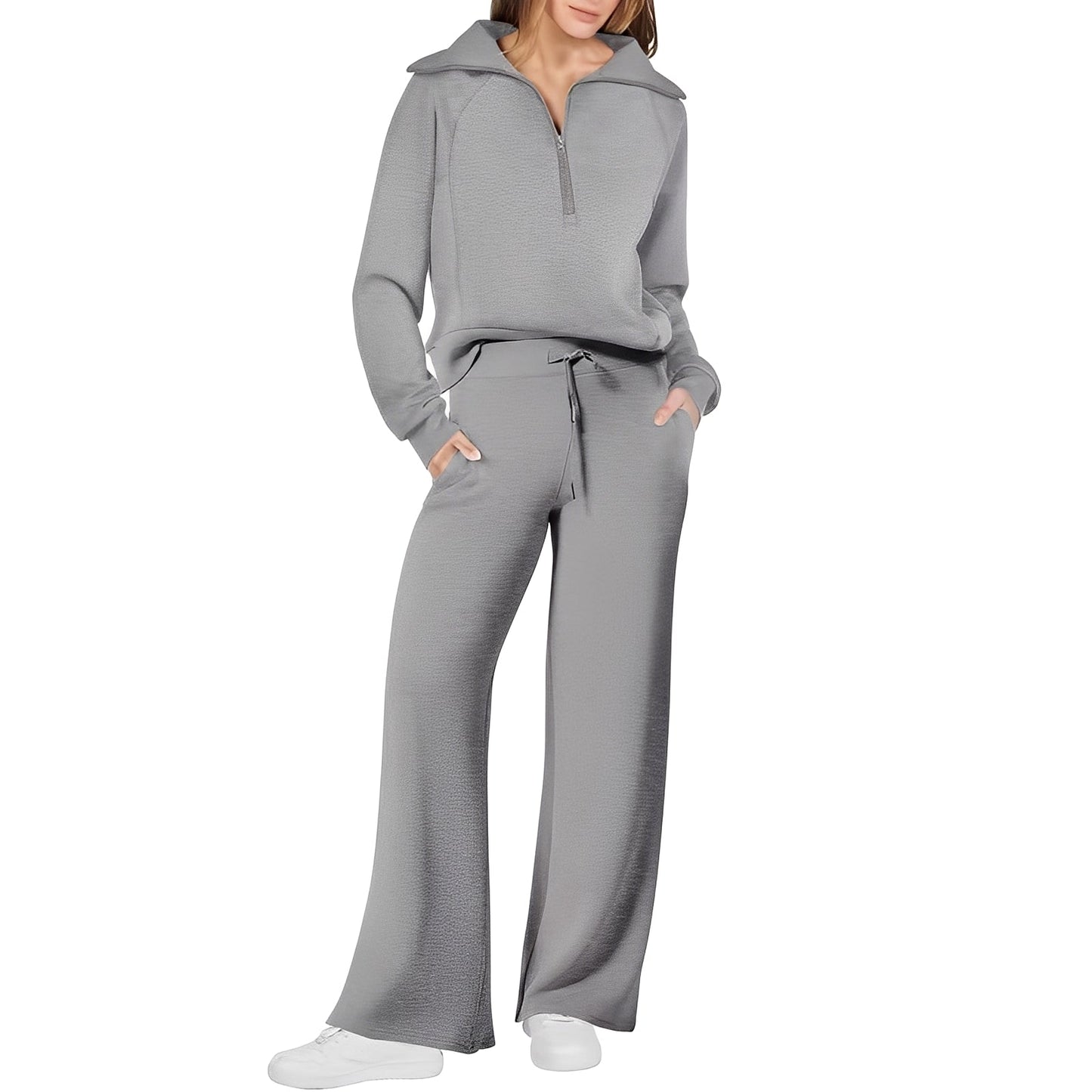 Cécile - Bequemes Damen-Set aus Pullover und Hose