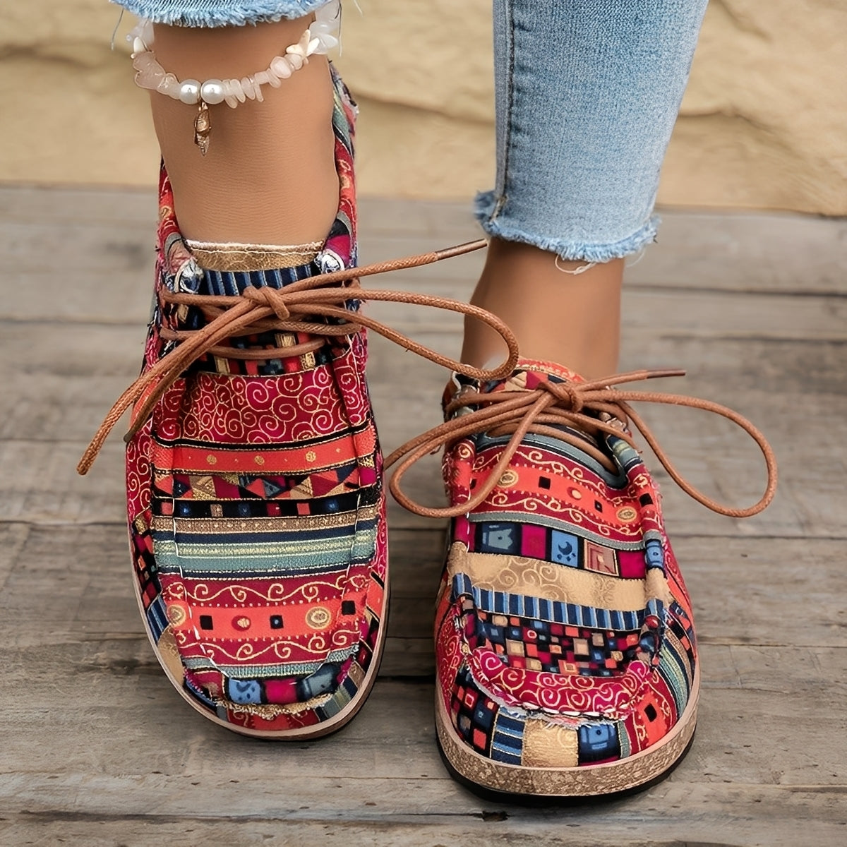 Viviane - Orthopädische Vintage-Schuhe für Damen