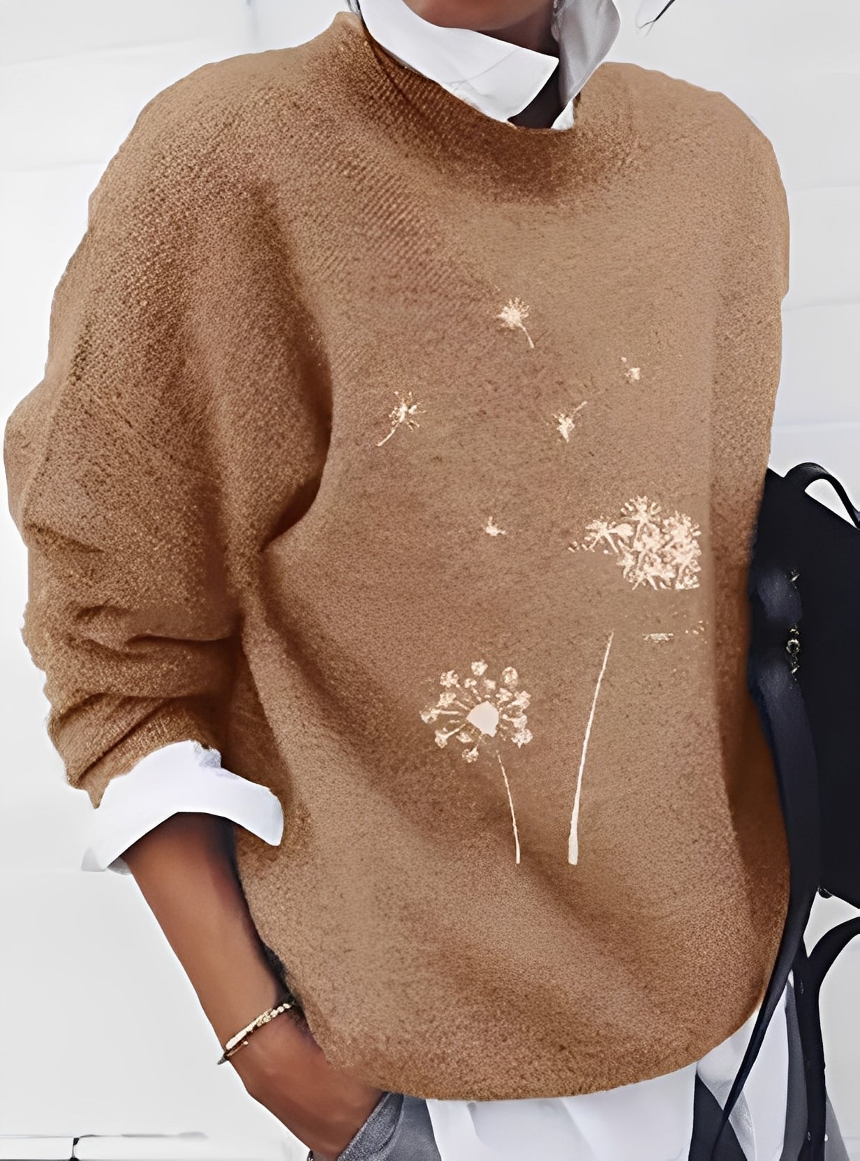 Milly - Damenpullover mit modernem, lockeren Schnitt und Muster