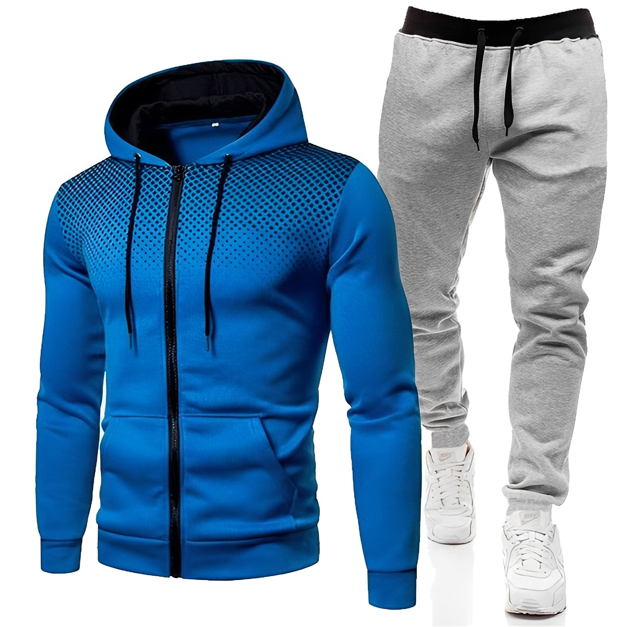 Aljun - Set aus Kapuzenpullover und Hose für Herren