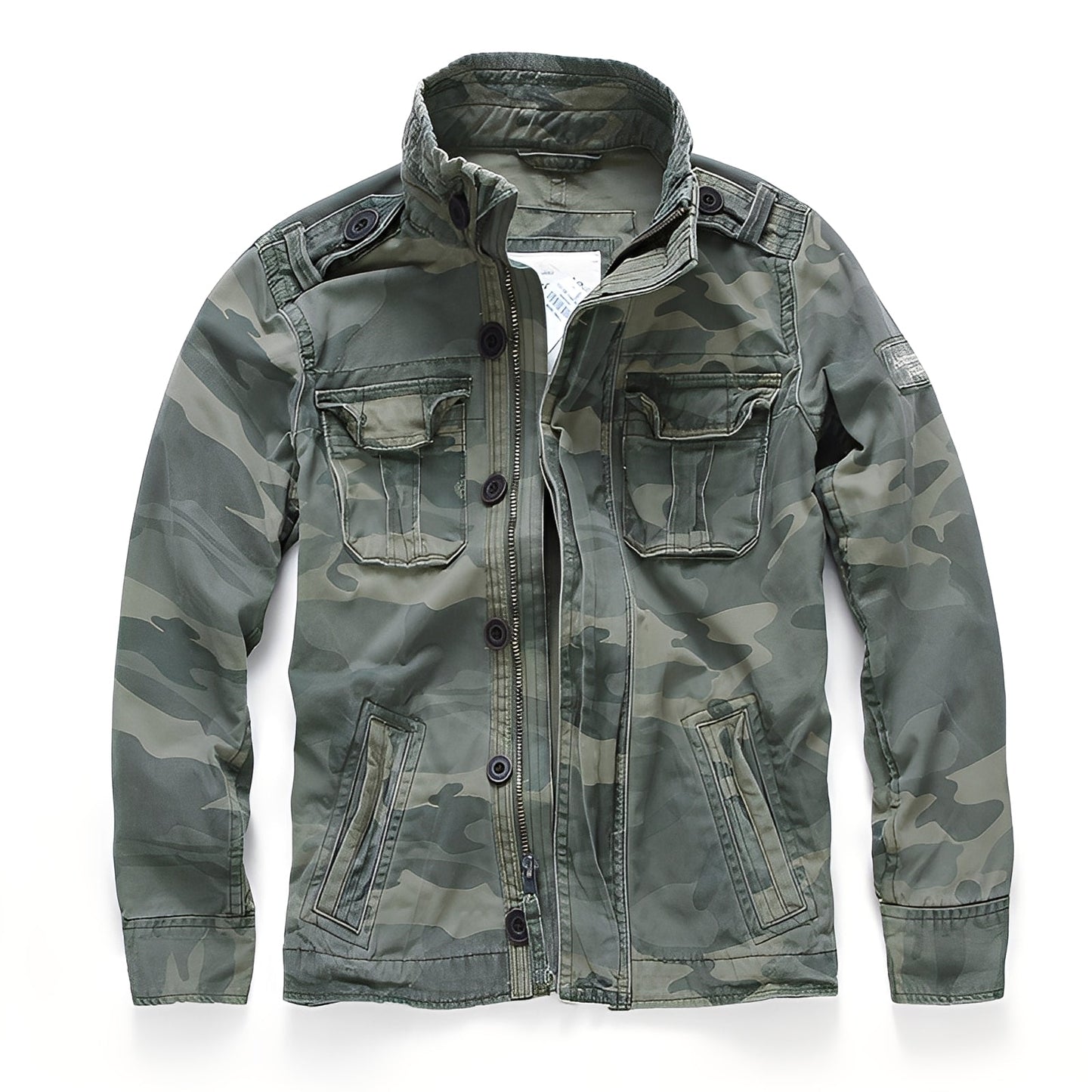 Trenton - Klassische Männer-Jeansjacke mit Taschen