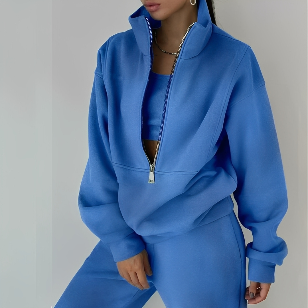 Mélissa - Bequemes lockeres Frottee-Set, zweiteilig