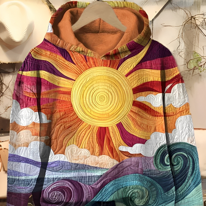 Vérène - Vintage-inspirierter Damen-Hoodie mit Aufdruck