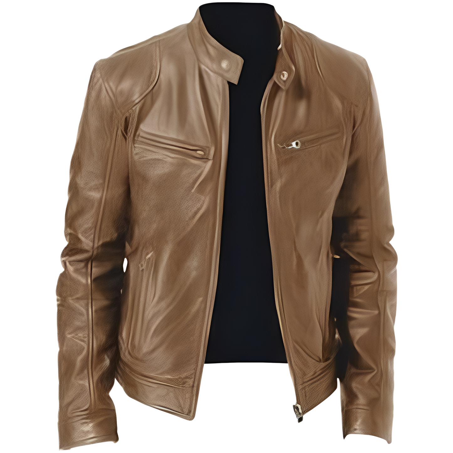 Crawford - Moderne, schmale Herren-Lederjacke