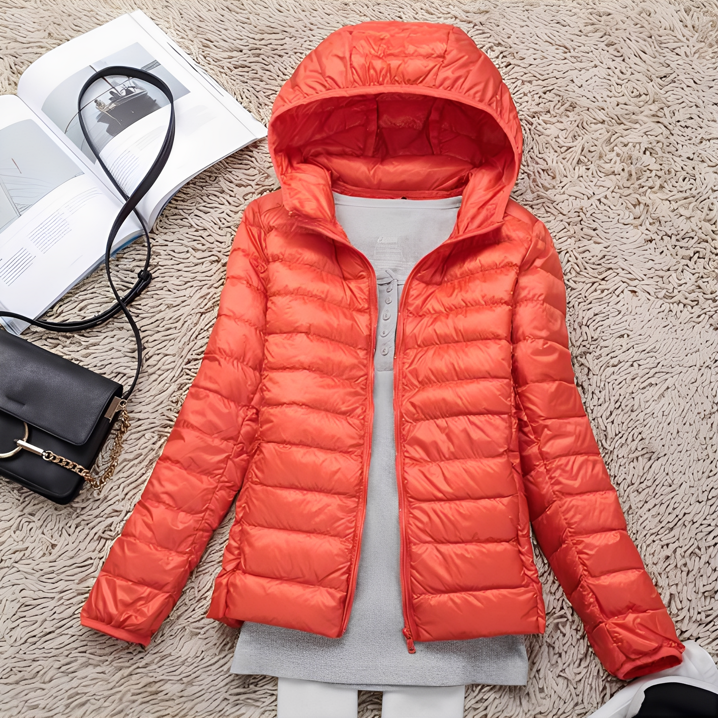 Lyndsay - Bequeme, eng geschnittene Damen-Daunenjacke