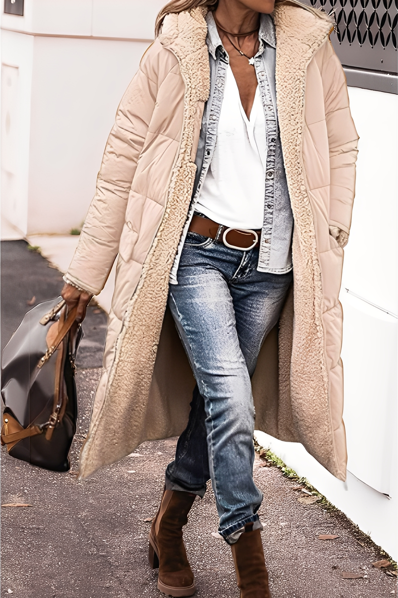 Carina - Modischer Damenparka mit Kapuze