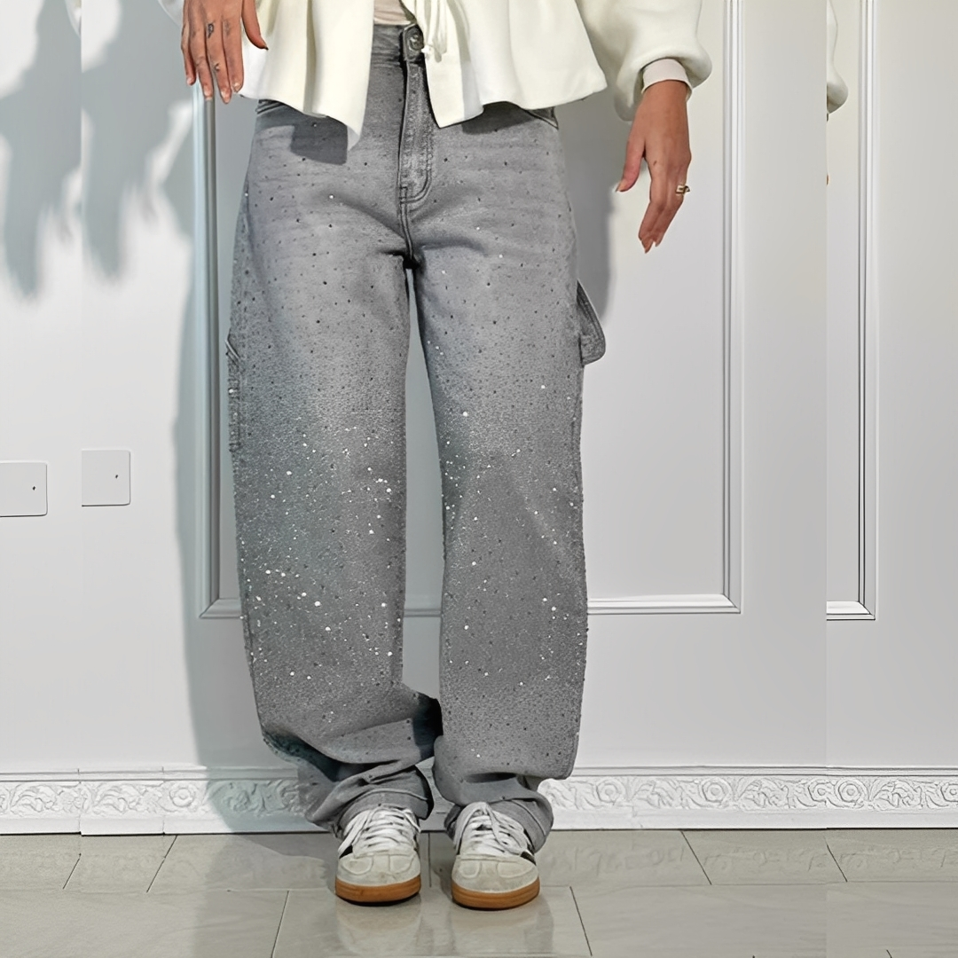 Gigi - Trendige weite Damenjeans