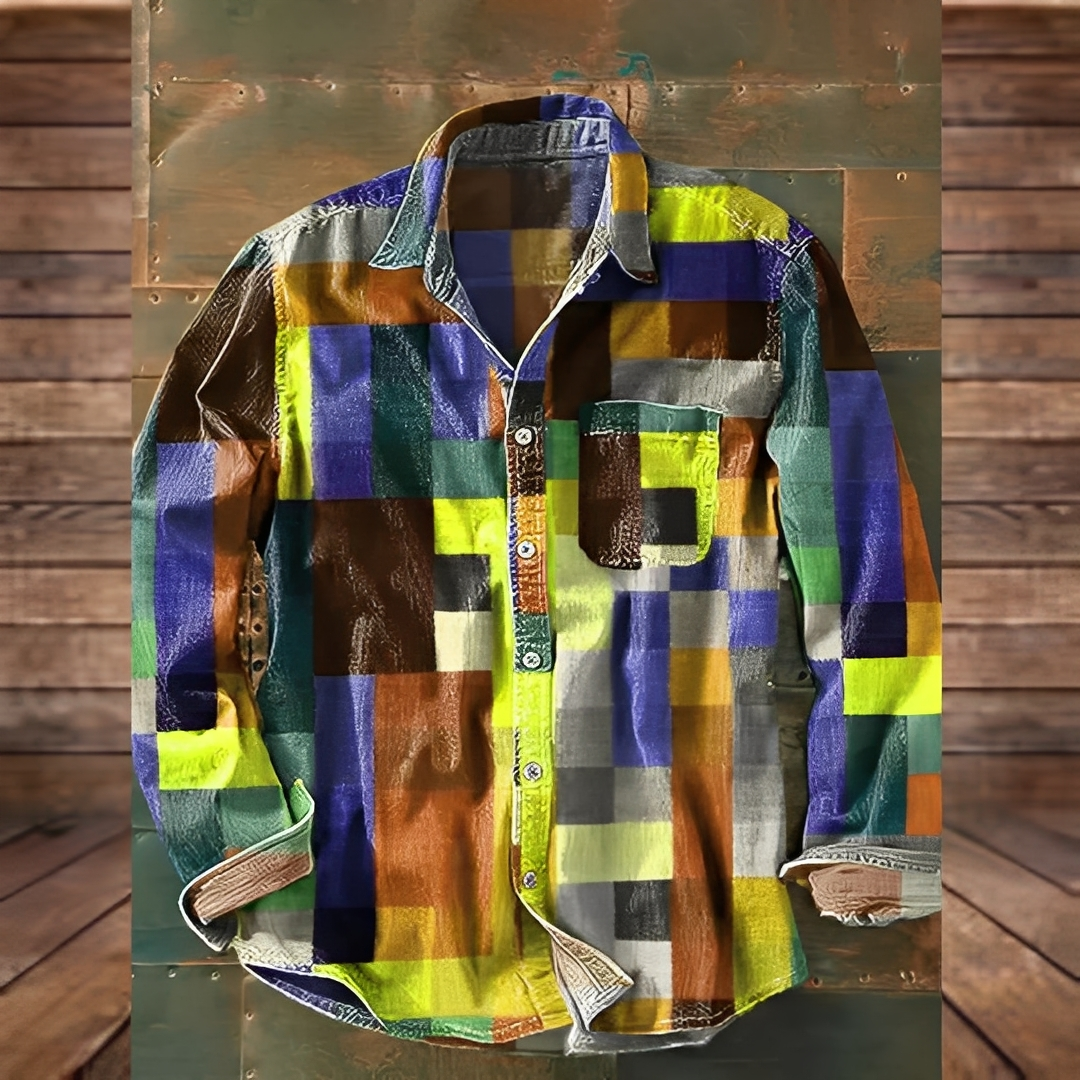 Gontran - Stilvolles Herrenhemd mit praktischer Tasche