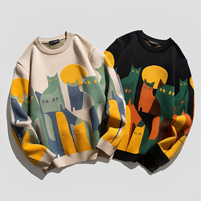 Davin - Modischer Pullover mit Print für Herren