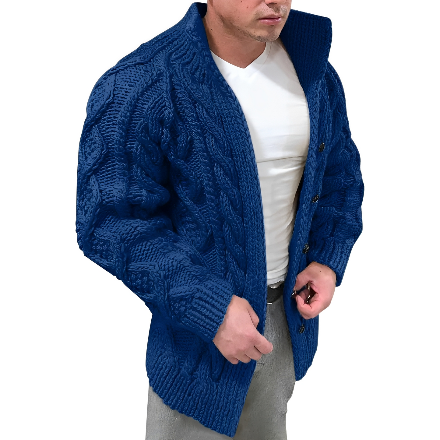 Oscar - Modischer Strickcardigan für Herren