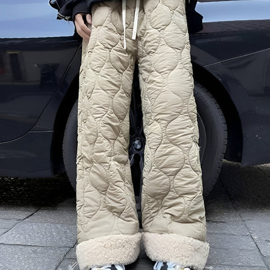 Charlie - Warm, lined fleece pants for men