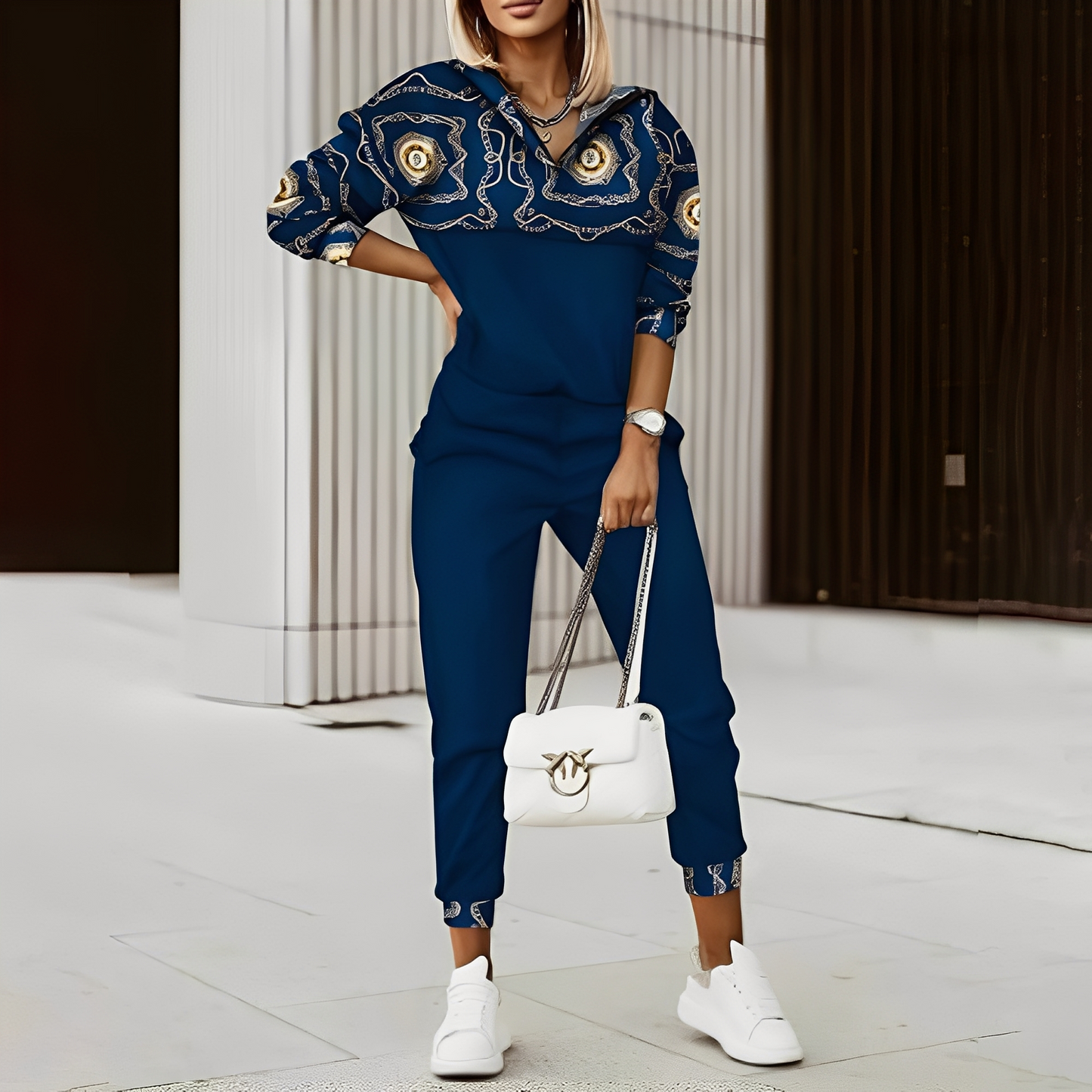 Hollie - Damen-Trainingsanzug mit Reißverschluss im zeitgemäßen Stil