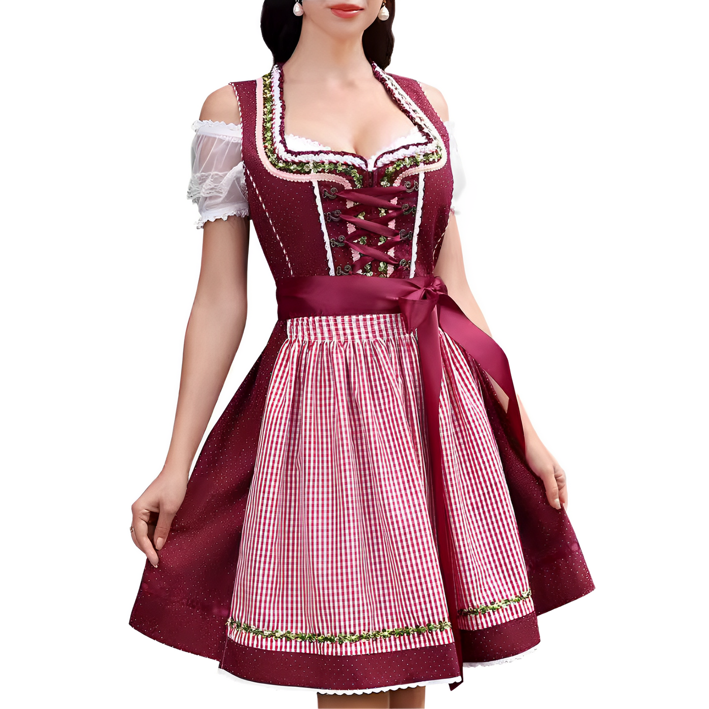 Ericka - Stilvolles, sexy Oktoberfest-Miniröckchen für Frauen