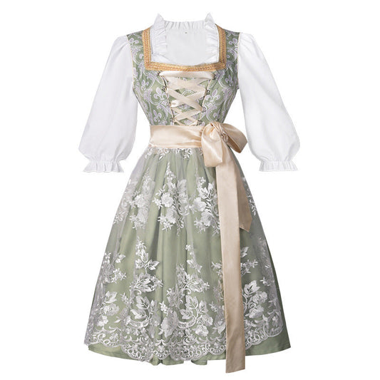 Ashlie - Traditionelles Oktoberfest-Kleid für Frauen mit Schlitz