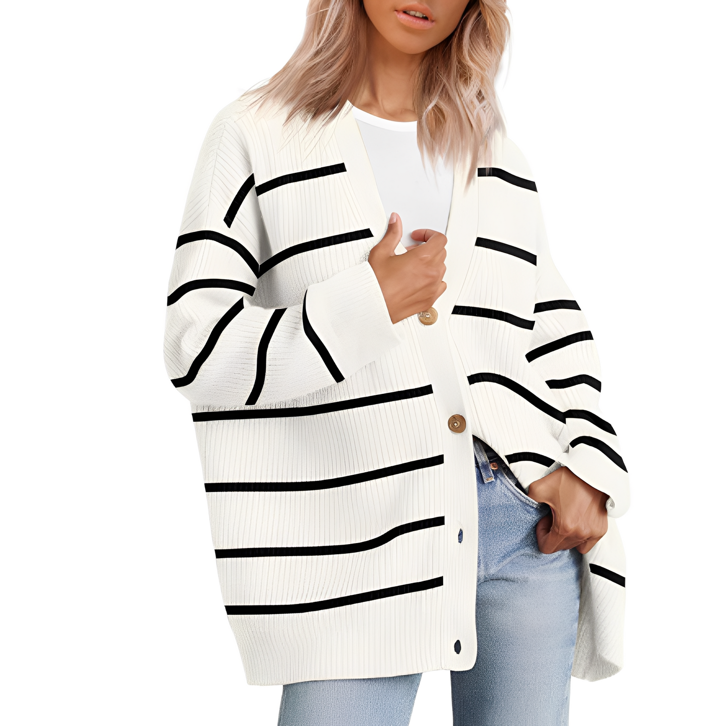 Christal - Lockerer Oversize-Cardigan für Damen