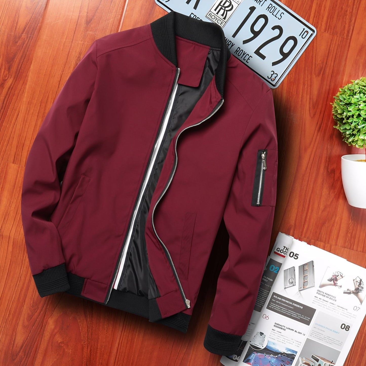 Leonard - Modische Herren-Bomberjacke