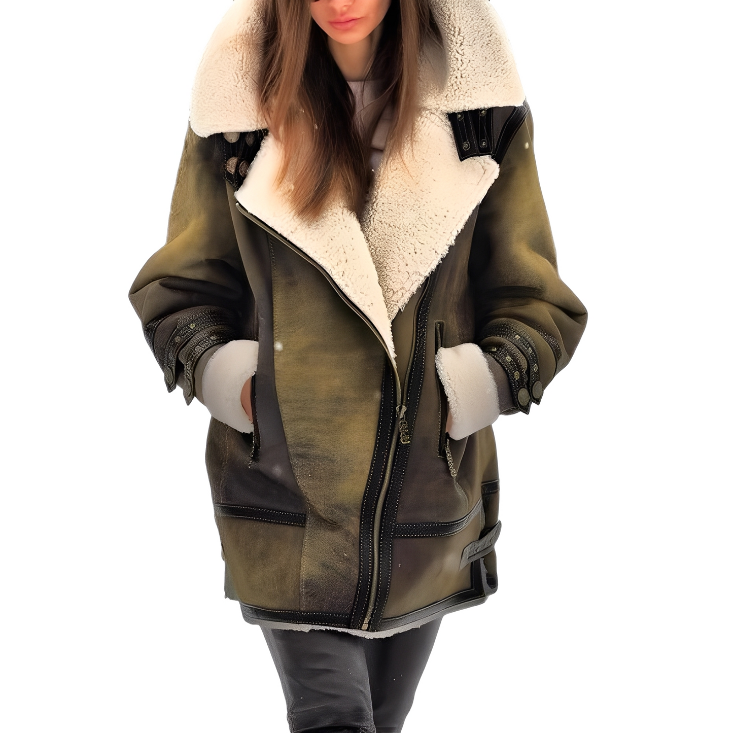 Leilani - Elegante Damenlederjacke mit bequemem Futter