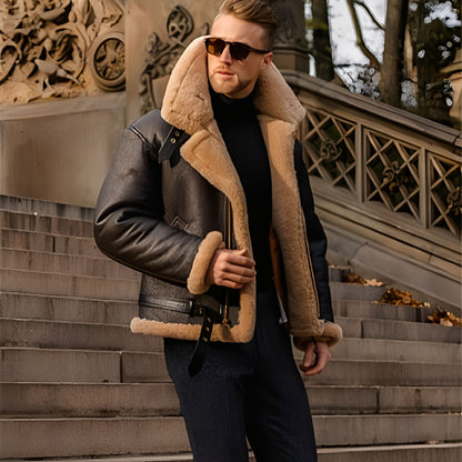 Leandro – Robuste Lederjacke für Herren