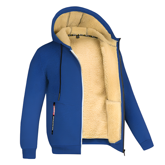 Davin - Gemütliche Fleecejacke für Männer mit Kapuze