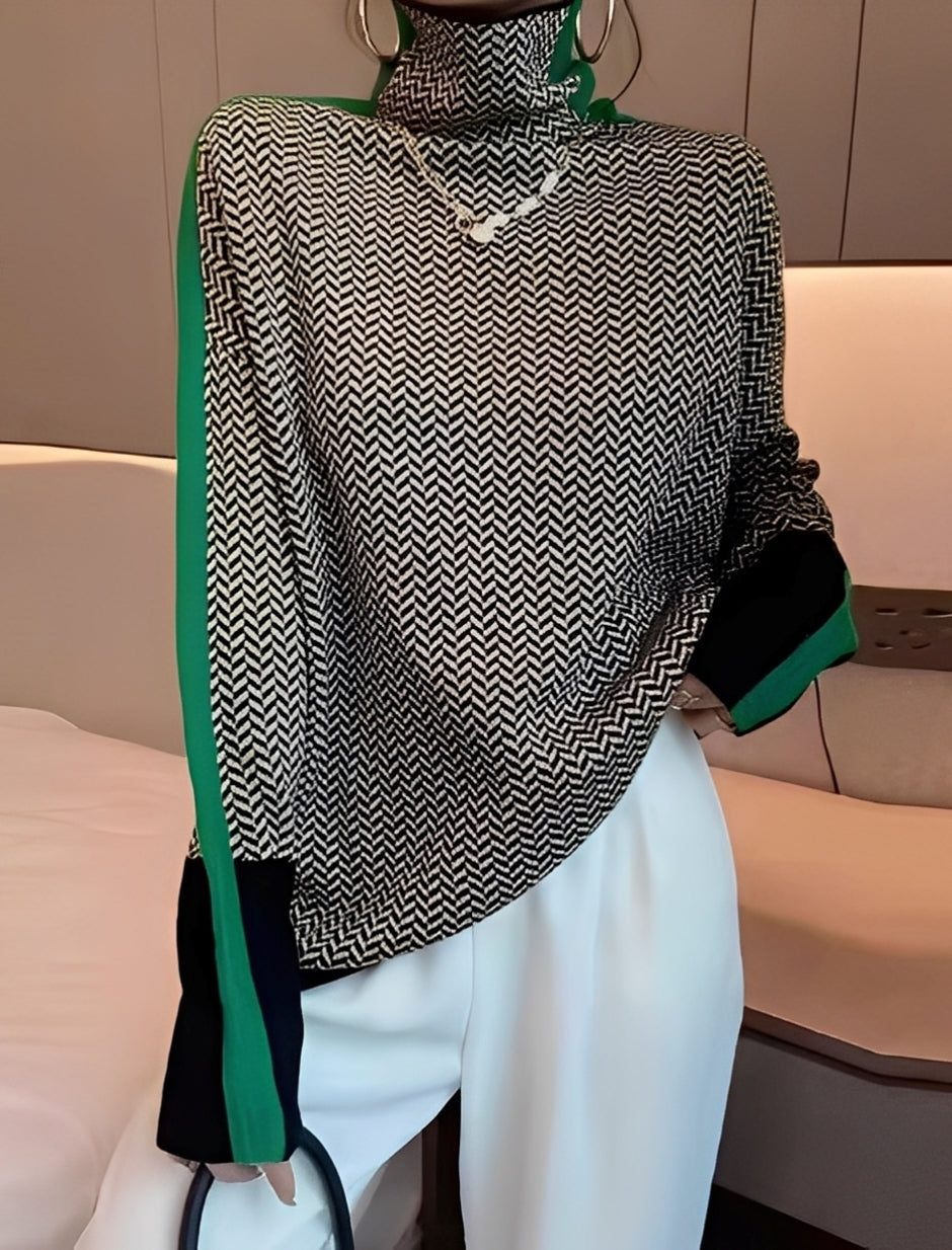 Bryony - Modischer Damenpullover mit Rollkragen