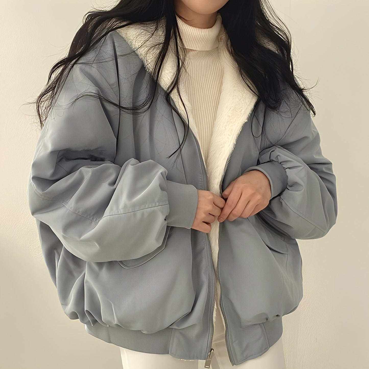 Jasmine - Damenmantel, modern, dick und bequem