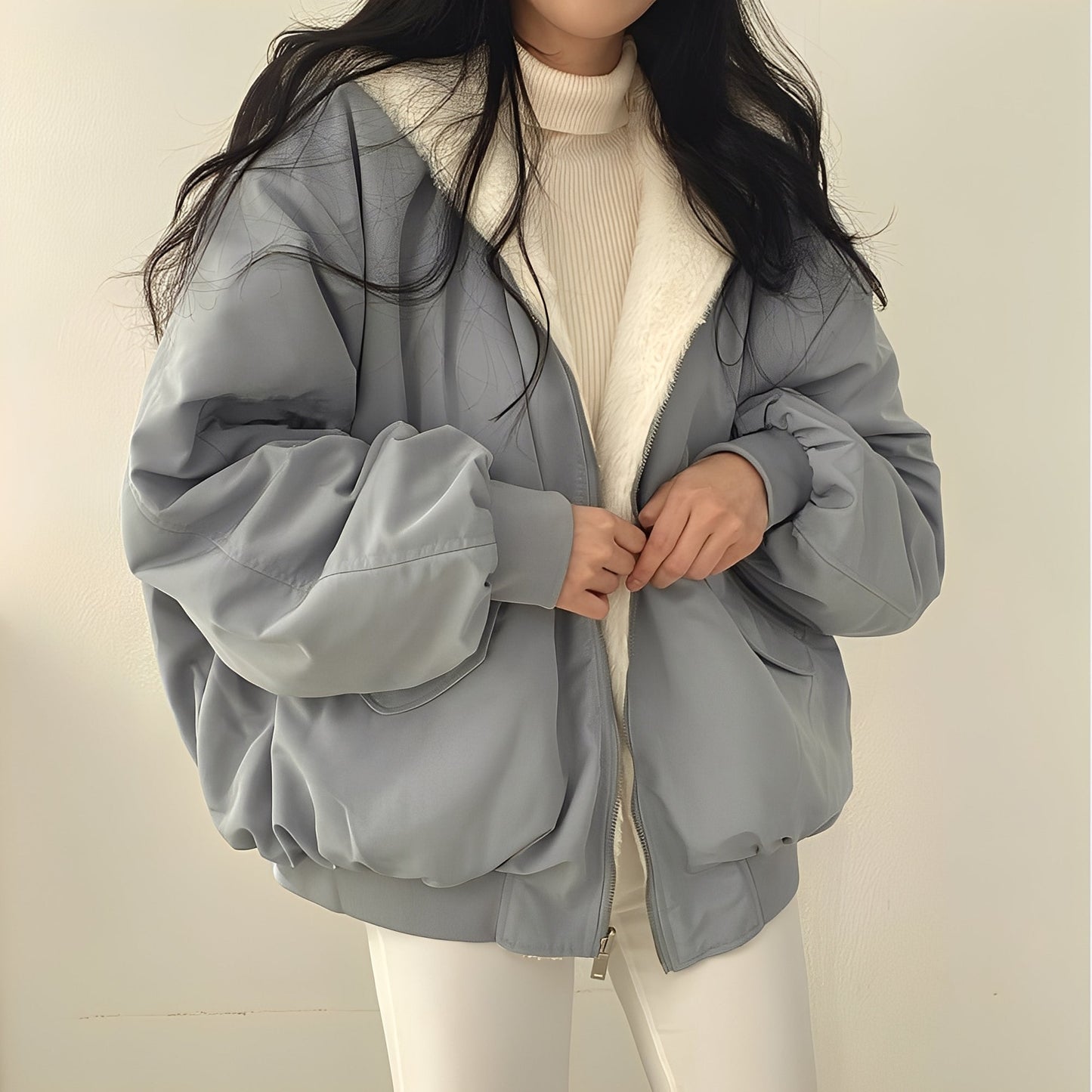 Mallaury - Warme Winterjacke für Damen mit lockerer Passform