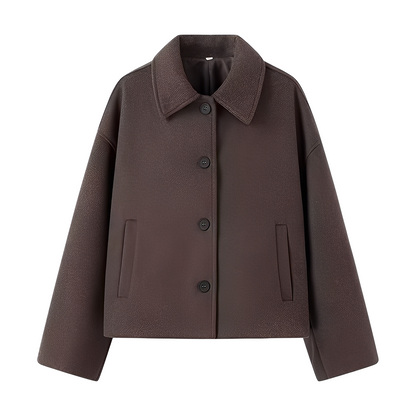 Evaline - Damenjacke mit Knöpfen und lockerem Schnitt