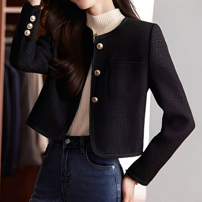 Trecia - Elegante kurze Damenjacke aus Tweed