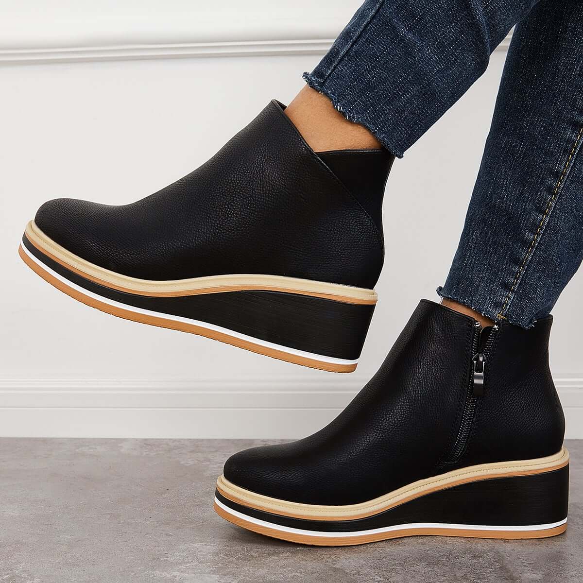 Danielle – Stylische Plateaustiefel