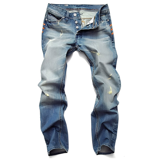 Kaleb - Klassische Jeans mit Rissen für Herren