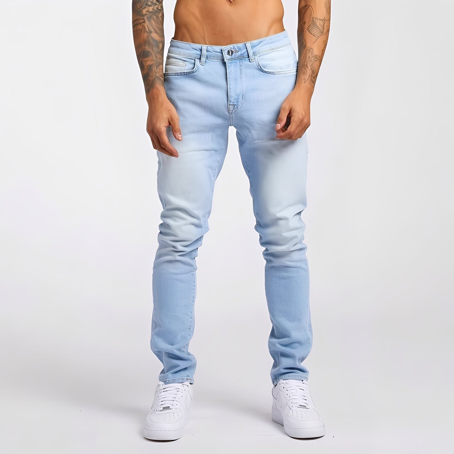 Radovan - Bequeme schmale Stretch-Jeans für Herren