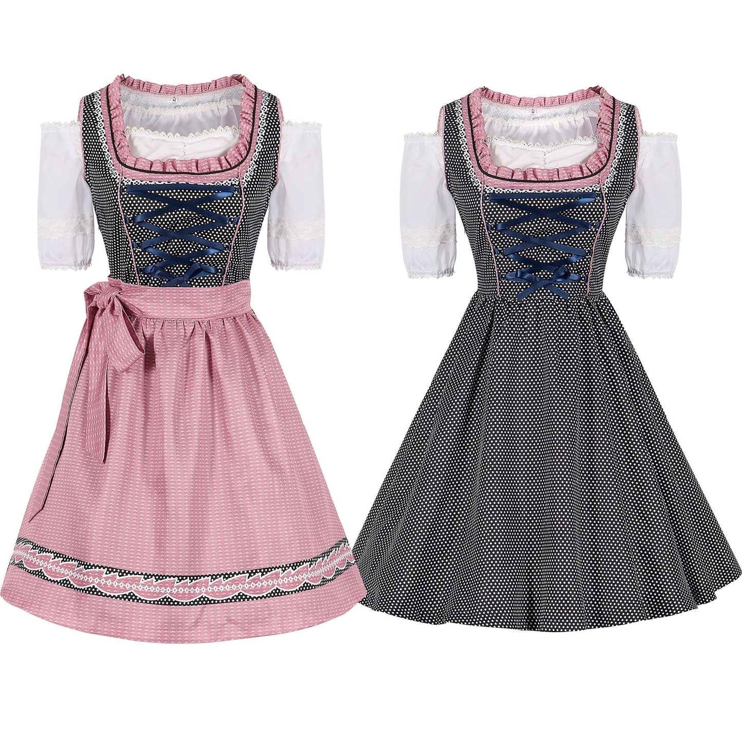 Velda - Traditionelles Oktoberfestkleid mit Trägern für Frauen