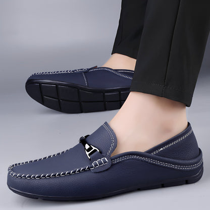 Ronald - Elegante und legere Herren-Leder-Slipper