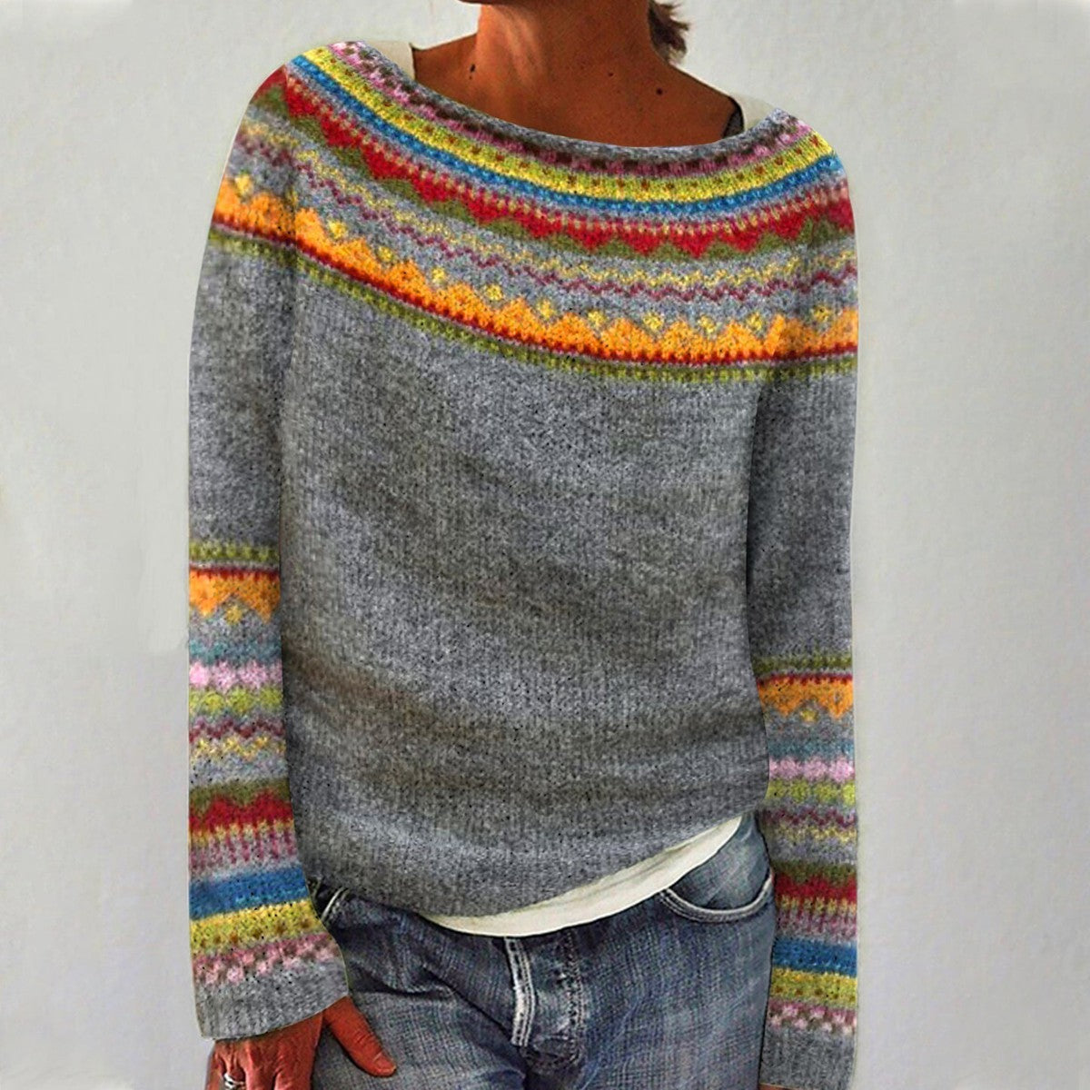 Clarissa – trendiger Strickpullover