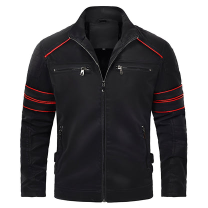 Jerold - Moderne Motorradlederjacke für Herren
