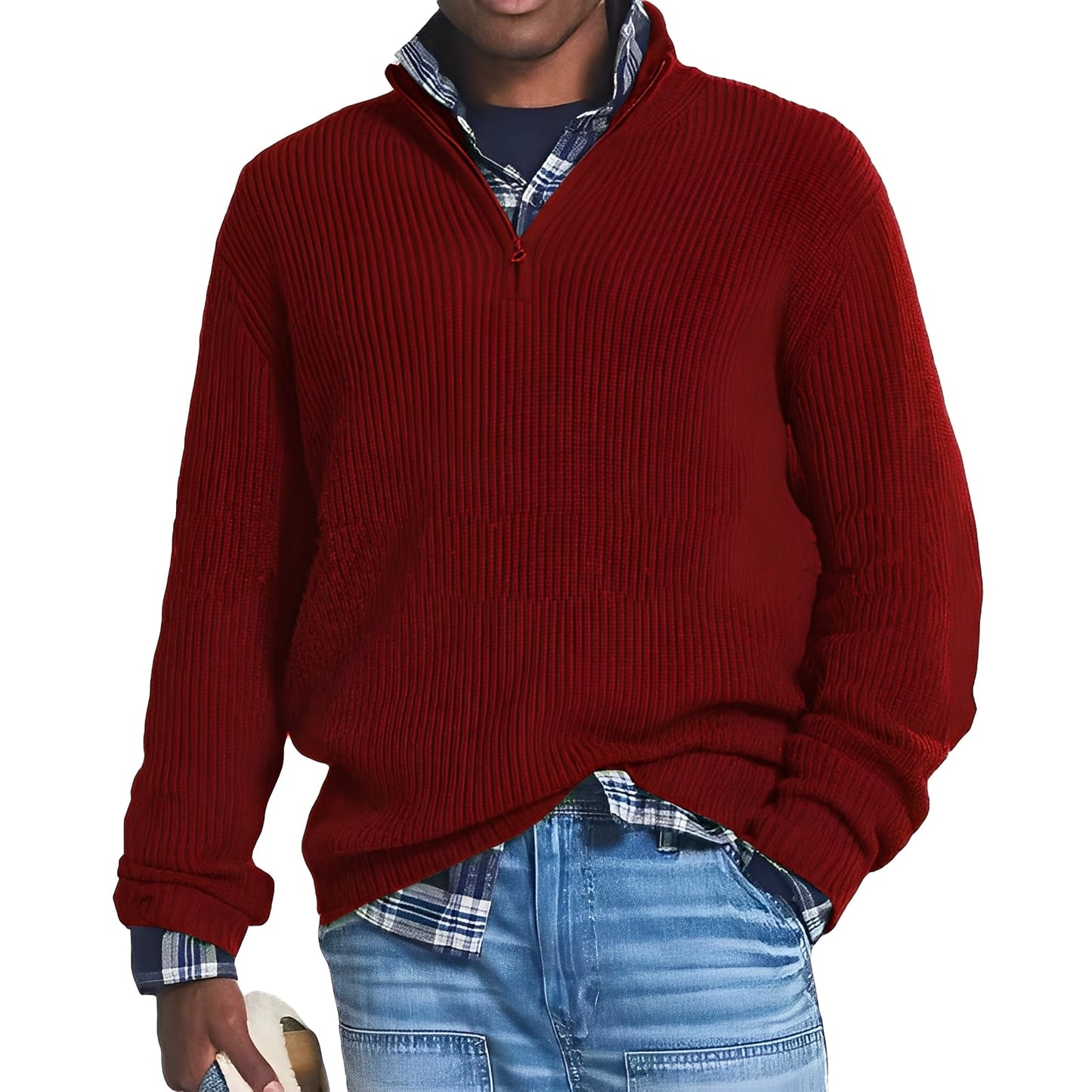 Nickolas - Einfacher, gemütlicher Herrenpullover