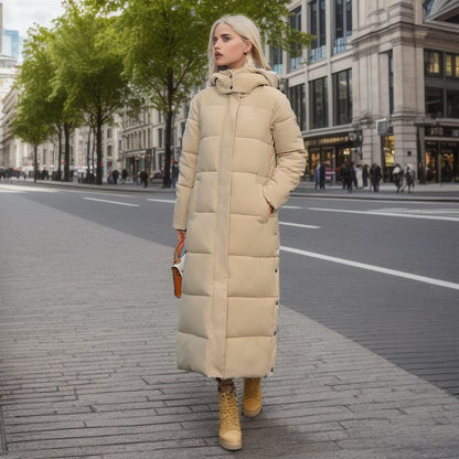 Paris – Weite Winterjacke Lang