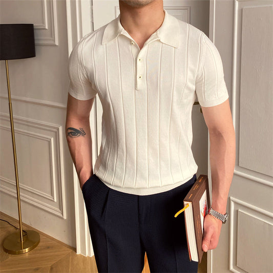Tyrone - Herren-Poloshirt aus weichem Strick für Komfort