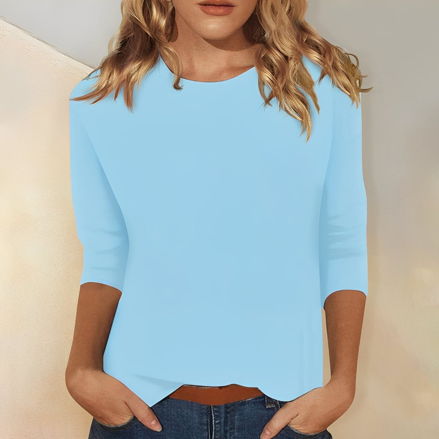 Clara - Damen-Baumwollbluse im lockeren Stil