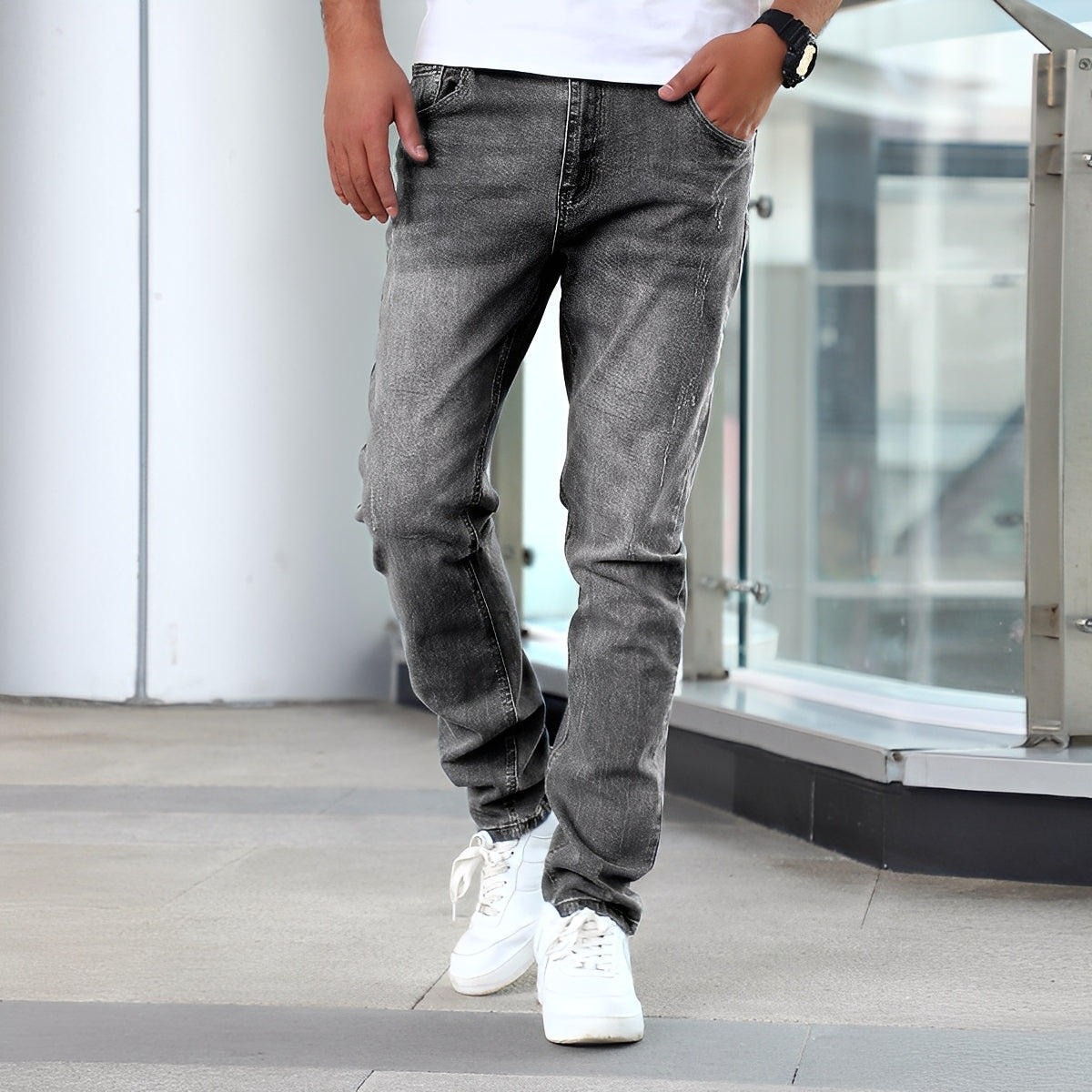Winfred - Elegante Stretch-Skinny-Jeans für Männer