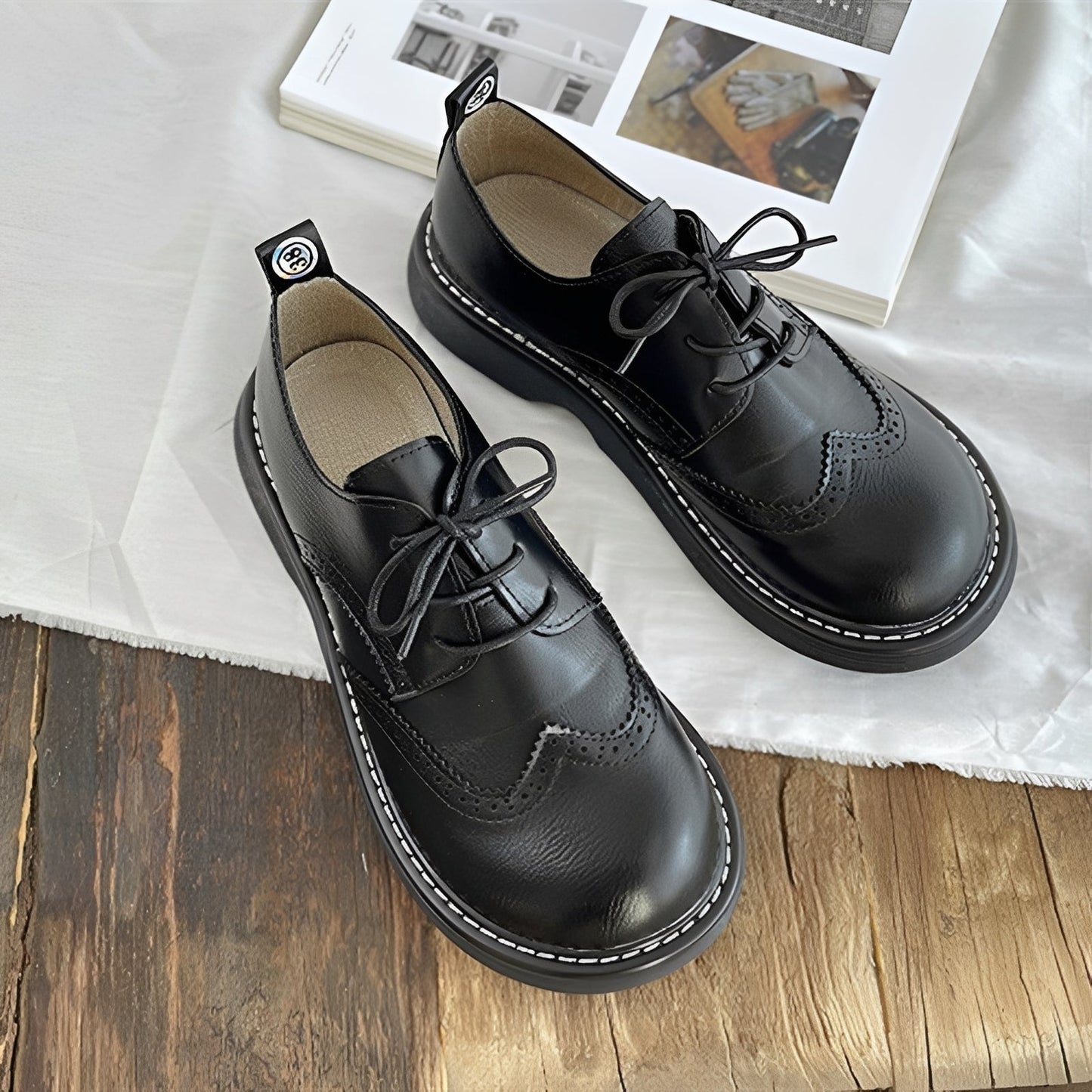 Vanessa - Traditionelle Damen-Oxford-Lederschuhe