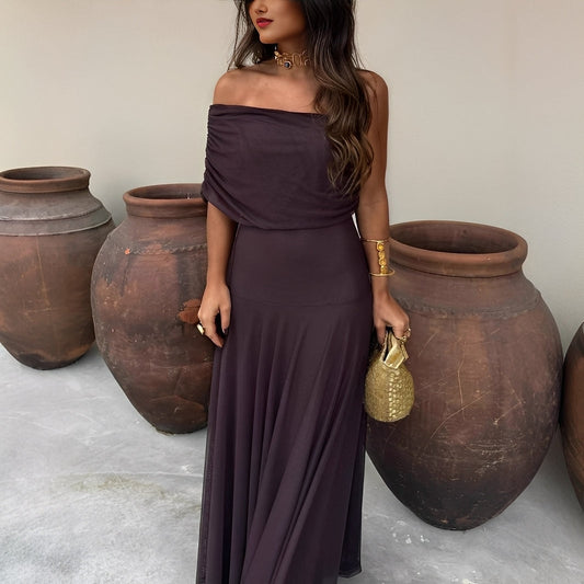 Eunice - Elegantes Damen-Maxikleid aus Mesh