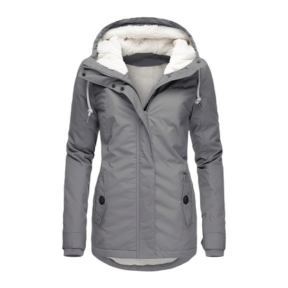 Hilary - Elegante Damen-Winterjacke mit Kapuze