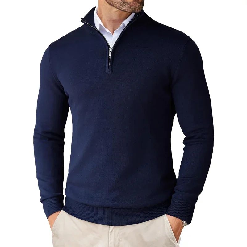 Bowen - Modischer Herrenpullover mit Zipper