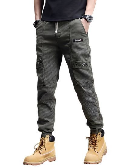 Alvin - Moderne Herren Jogginghose mit Stretch und Kordel