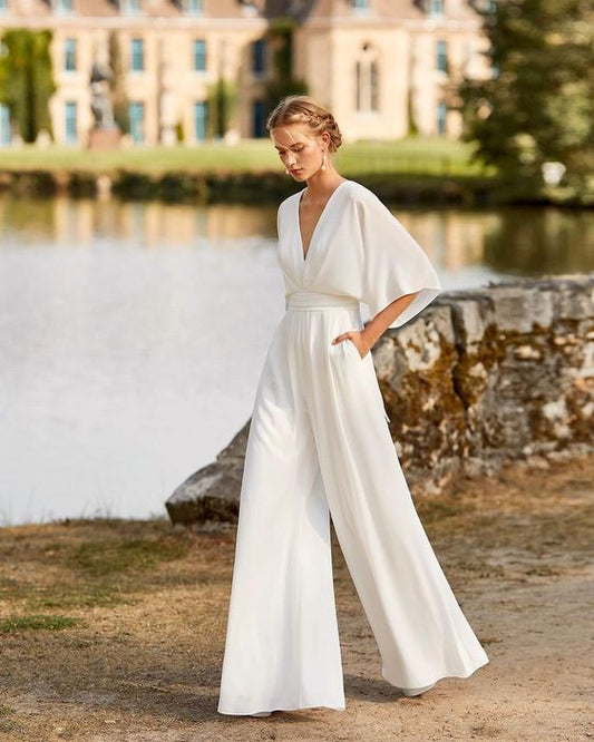 Yoko – Bequemer Jumpsuit mit weitem Bein