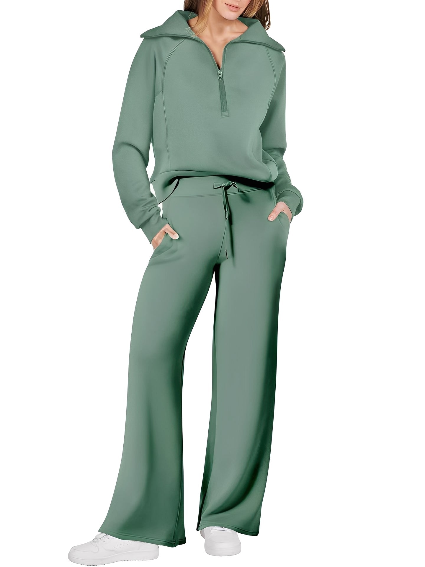 Cécile - Bequemes Damen-Set aus Pullover und Hose