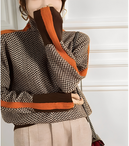 Anita - Damen-Kaschmir-Rollkragenpullover in elegantem Stil