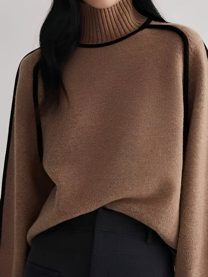 Michelle - Eleganter Rollkragenpullover für Damen